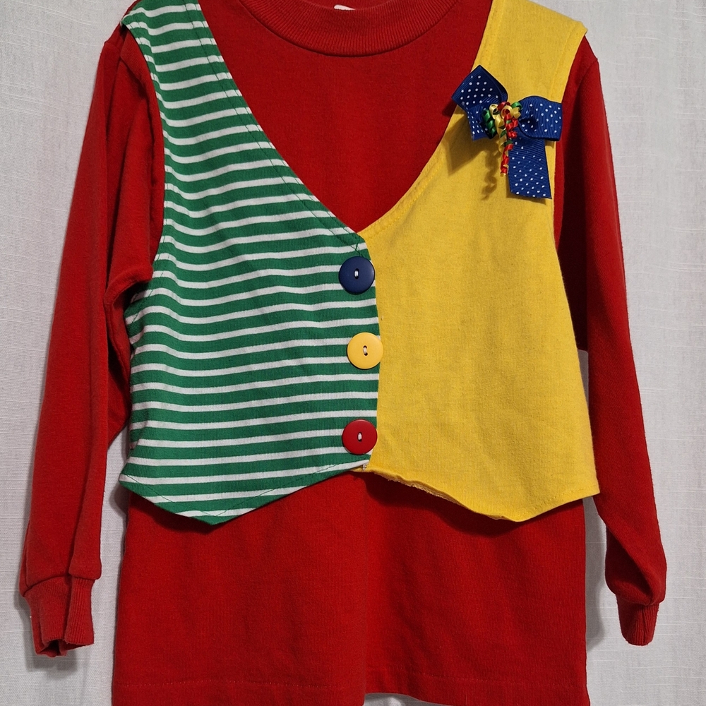 Vintage Buster Brown Colorblock Long Sleeve Shirt